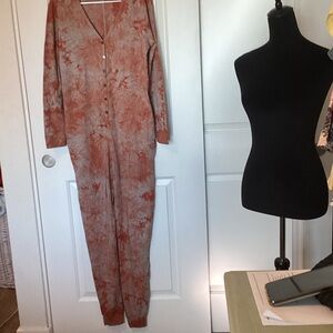 Sita Rustic Tie-Dye Button-Up Onesie M